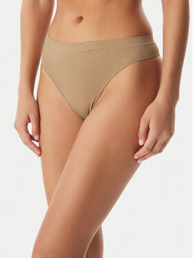Calvin Klein Underwear Calvin Klein Underwear Stringų komplektas LV00QD5211 Smėlio