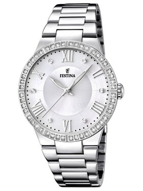 Festina Festina Zegarek F16719/1 Srebrny