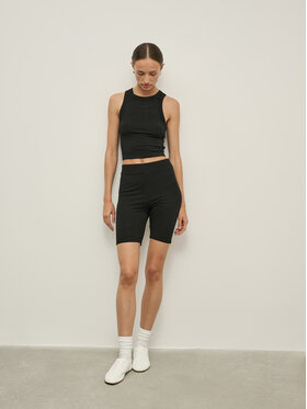 La Mania La Mania Szorty sportowe GUSTO Czarny Classic Fit