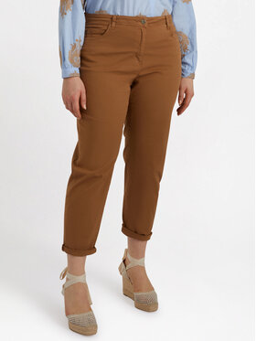 Fiorella Rubino Fiorella Rubino Pantaloni di tessuto P180T005026N002 Marrone Regular Fit