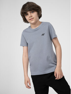 4F 4F Tricou 4FJSS23TTSHM291 Albastru Regular Fit