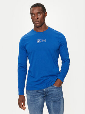 United Colors Of Benetton United Colors Of Benetton S dlouhým rukávem 3I1XU109C Modrá Regular Fit