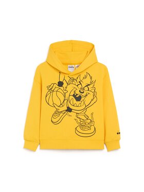 Diadora Diadora Bluza JU.HOODIE WB Żółty Regular Fit