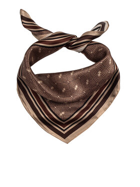 ALLORA BE UNIQUE ALLORA BE UNIQUE Foulard 100% silk Marrone