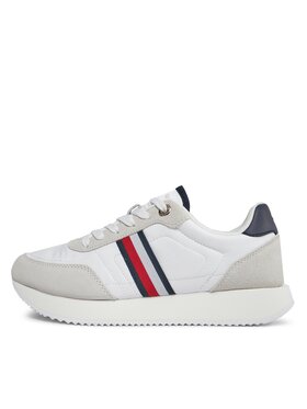 Tommy Hilfiger Superge Essential Runner Global Stripes FW0FW07831 Bela