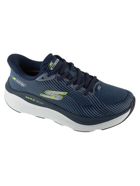 Skechers Skechers Buty do biegania Slip-Ins: Max Run Granatowy
