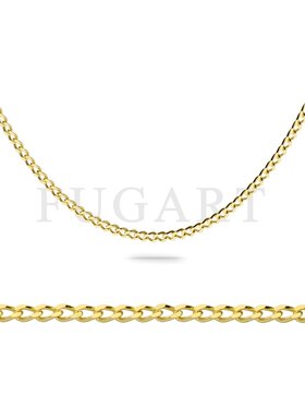 Fugart Fugart Naszyjnik Złoty łańcuszek Pancerka gładka 55 cm FUGDFD9-89173 Złoty
