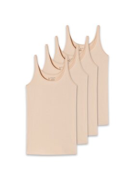 SCHIESSER SCHIESSER T-Shirt 28936 Beżowy Slim Fit