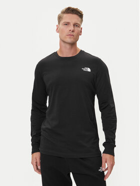 The North Face The North Face Longsleeve Easy NF0A8A6F Czarny Regular Fit