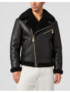 PHILIPP PLEIN PHILIPP PLEIN Ramoneska 32077 Czarny Regular Fit