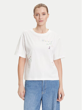 Weekend Max Mara Weekend Max Mara T-shirt Acline 2525976051 Bianco Regular Fit