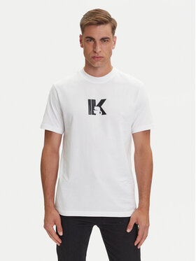 Karl Lagerfeld Jeans Karl Lagerfeld Jeans T-shirt A3M17057 Bijela Regular Fit