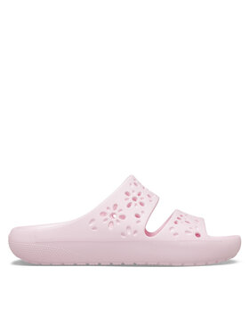 Crocs Crocs Natikače Classic Floral Cutout Sandal 210966 Ružičasta