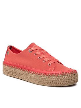 Tommy Hilfiger Tommy Hilfiger Espadrilles Rope Vulc Sneaker FW0FW06461 Rouge