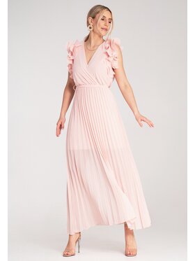 FIGL FIGL Koktejlové šaty M1189 Ružová Flared Fit