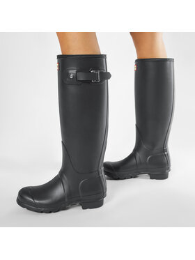 Hunter Hunter Gumene čizme Womens Org Tall WFT1000RMA Crna