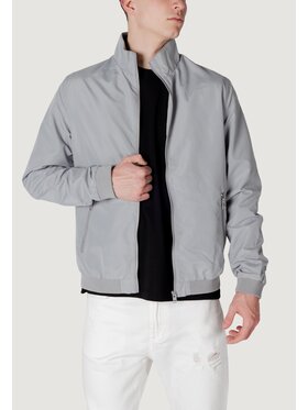 Jack&Jones Jack&Jones Płaszcz JJERUSH HARRINGTON BOMBER NOOS Szary To Fit