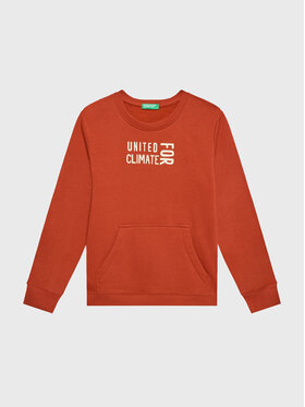 United Colors Of Benetton United Colors Of Benetton Bluza 3JLXC107O Czerwony Regular Fit