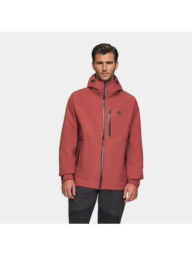Alpinus Alpinus Kurtka hardshell Gedu Pomarańczowy Regular Fit