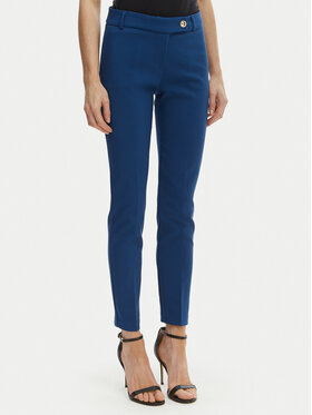 Rinascimento Rinascimento Medžiaginės kelnės CFC0128638003 Mėlyna Slim Fit