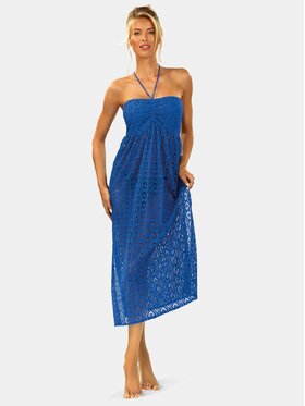 Feba Feba Sukienka plażowa F43 Niebieski