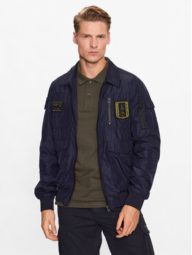 Aeronautica Militare Aeronautica Militare Veste de mi-saison 231AB2071CT3081 Bleu marine Regular Fit