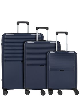 D&N D&N Komplet walizek 208400 Błękitny