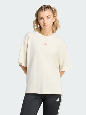 adidas adidas T-Shirt 162937 Beżowy Loose Fit