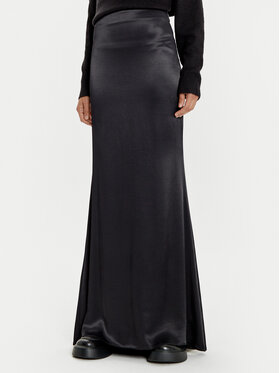 ACCESS FASHION ACCESS FASHION Maksiseelik 44-6027-198 Must Regular Fit