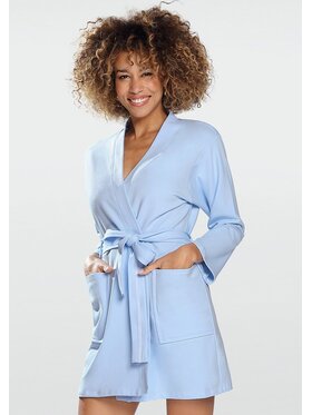 DKaren Lingerie DKaren Lingerie Szlafrok Pola Błękitny