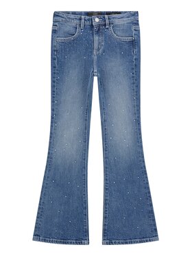Guess Kids Guess Kids Spodnie materiałowe 175425 Niebieski Regular Fit