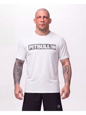 PITBULL PITBULL Koszulka techniczna Casual Sport HILLTOP II Biały Regular Fit