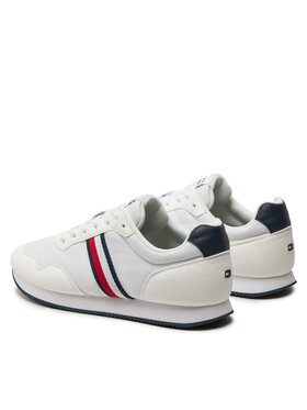 Tommy Hilfiger Tenisice Lo Runner Mix FM0FM04958 Bijela