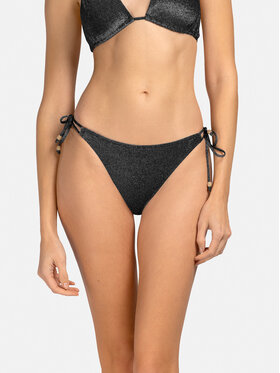 Miss Lou Miss Lou Bikini pezzo sotto D-LG2-CZ Nero