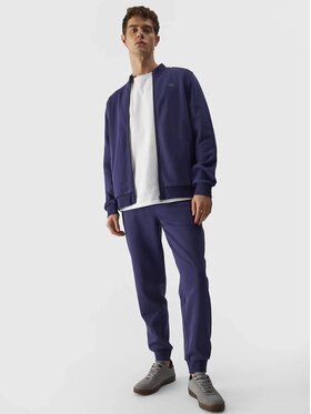 4F 4F Teplákové kalhoty 4FWMM00TTROM0943-31S Tmavomodrá Regular Fit
