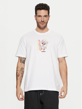 adidas adidas Футболка Kawaii JD0661 Білий Regular Fit