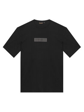 Napapijri Napapijri T-shirt S-New Box Logo NP0A4IFY Nero Loose Fit