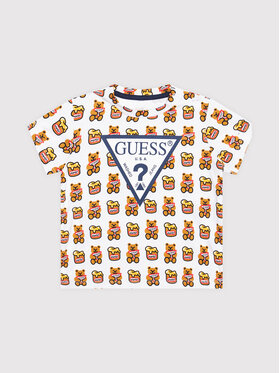 Guess Guess Тишърт H1YT00 K6YW1 Бял Regular Fit