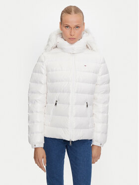 Tommy Jeans Tommy Jeans Μπουφάν πουπουλένιο DW0DW19926 Λευκό Regular Fit