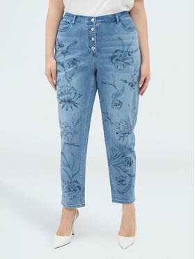 Fiorella Rubino Fiorella Rubino Jeansy P468T205280N024 Turkusowy Regular Fit