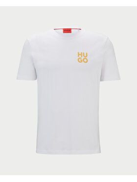 HUGO Hugo T-Shirt 50522434 Bílá Regular Fit