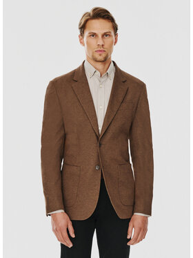Pako Lorente Pako Lorente Marynarka P24WF-3X-010 Brązowy Slim Fit