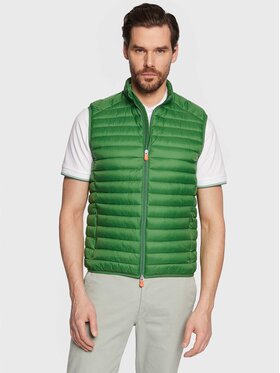 Save The Duck Save The Duck Gilet D82410M GIGA16 Vert Regular Fit