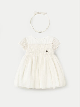 Mayoral Mayoral Elegantes Kleid 1902 Écru Regular Fit