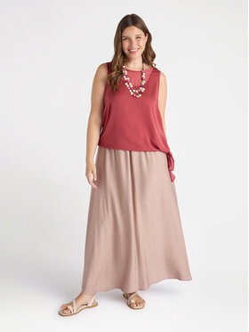 Fiorella Rubino Fiorella Rubino Spódnica maxi 1045L200518N002 Kremowy Regular Fit