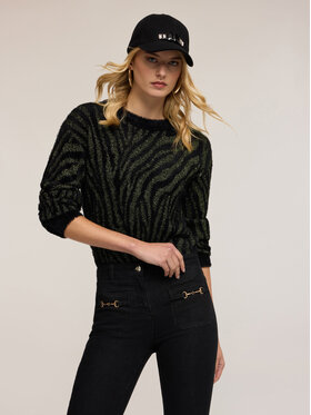 Motivi Motivi Sweter M520W003622N0Z3 Czarny Regular Fit