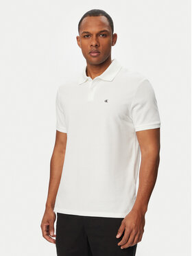 Calvin Klein Calvin Klein Polo LV040EM269 Balts Regular Fit