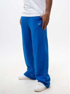 Jigga Wear Jigga Wear Spodnie dresowe Spodnie Dresowe Baggy Męskie Ciemne Niebieskie Jigga Wear Simple Crown XXL Niebieski Baggy Fit