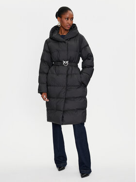 PINKO PINKO Geacă de iarnă Collirio Caban 103828 A11M Negru Regular Fit