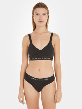 Tommy Hilfiger Tommy Hilfiger Stringi UW0UW04146 Czarny